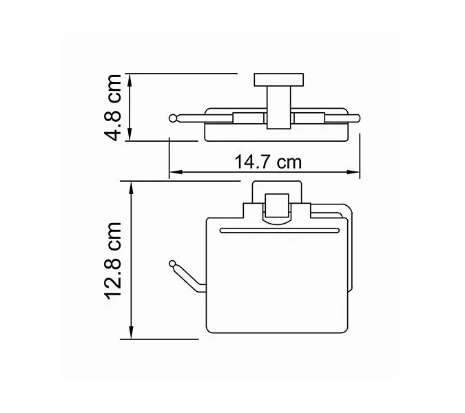 Держатель туалетной бумаги WasserKRAFT Lippe K-6500 K-6525, изображение 3