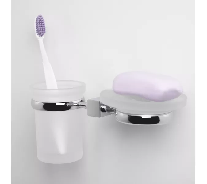 Держатель стакана и мыльницы WasserKRAFT Lippe K-6500 K-6526, изображение 2