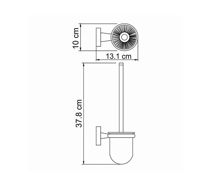 Щетка WasserKRAFT Lippe K-6500 K-6527, изображение 3