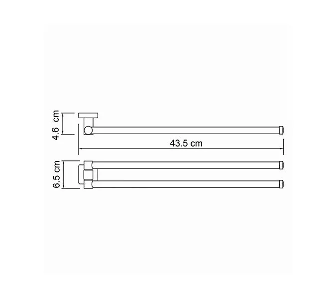 Держатель полотенец  WasserKRAFT Lippe K-6531, изображение 3