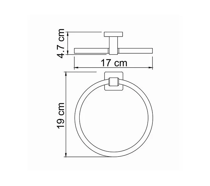Держатель полотенец WasserKRAFT Lippe K-6560, изображение 3