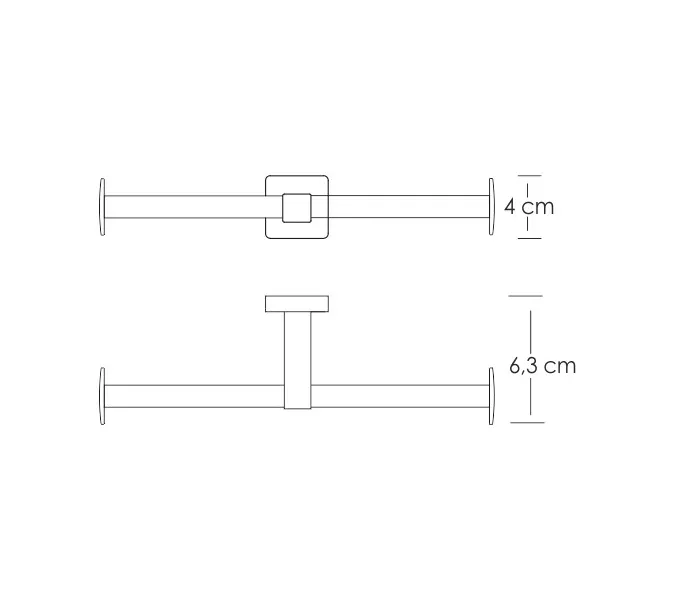 Держатель туалетной бумаги WasserKRAFT Lippe K-6500 K-6596D, изображение 3