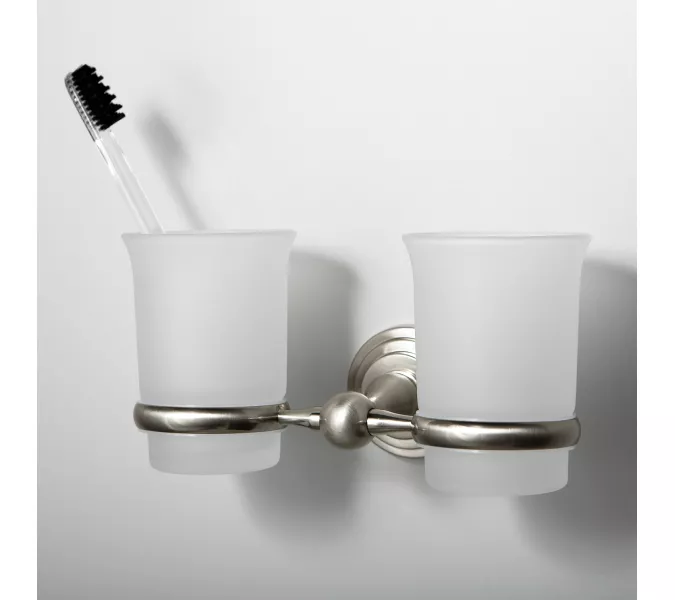 Стакан двойной WasserKRAFT Ammer K-7000 K-7028D, изображение 2