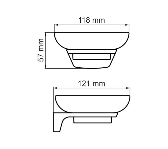 Мыльница WasserKRAFT Glan K-5100 K-5129, изображение 4