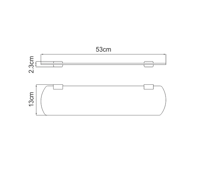 Полка WasserKRAFT Sauer K-7900 K-7924, изображение 4