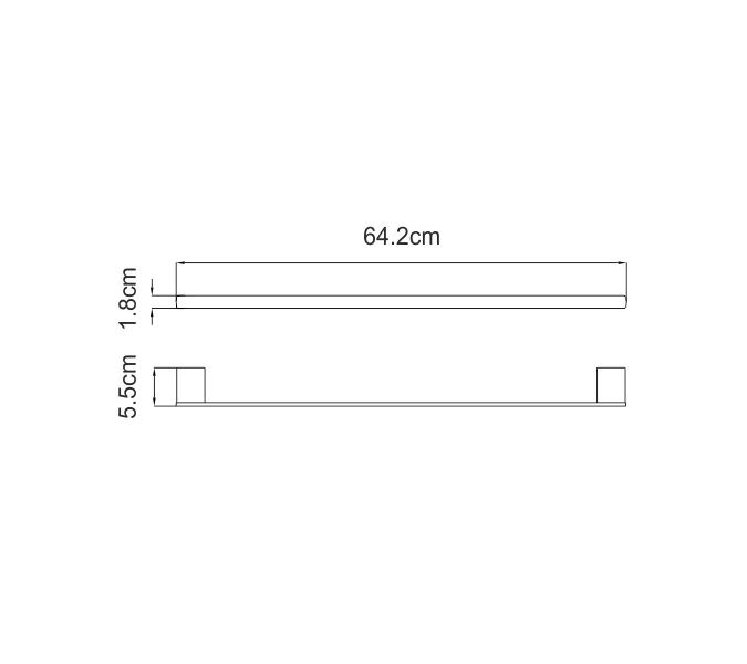 Держатель  полотенец  WasserKRAFT Sauer K-7900 K-7930, изображение 4