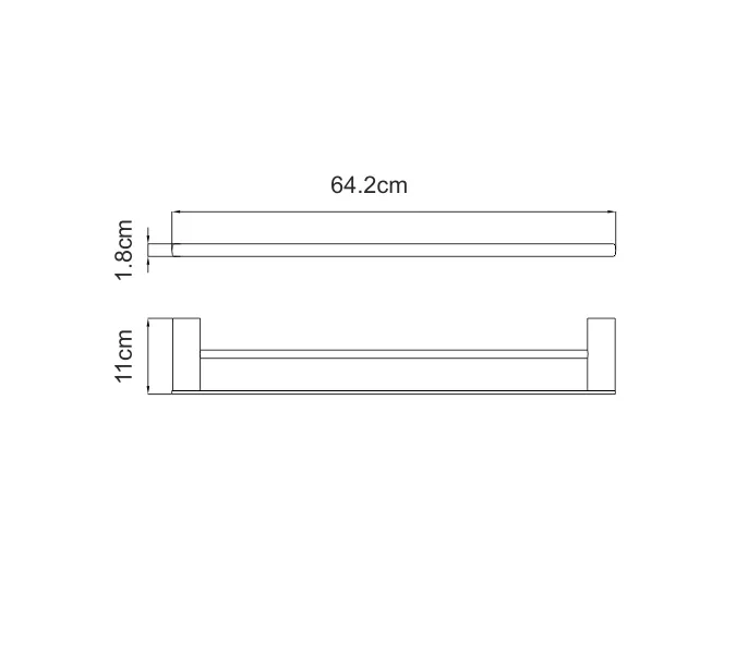 Держатель  полотенец  WasserKRAFT Sauer K-7900 K-7940, изображение 4