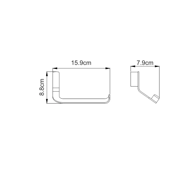 Держатель  туалетной бумаги WasserKRAFT Sauer K-7900 K-7996, изображение 4