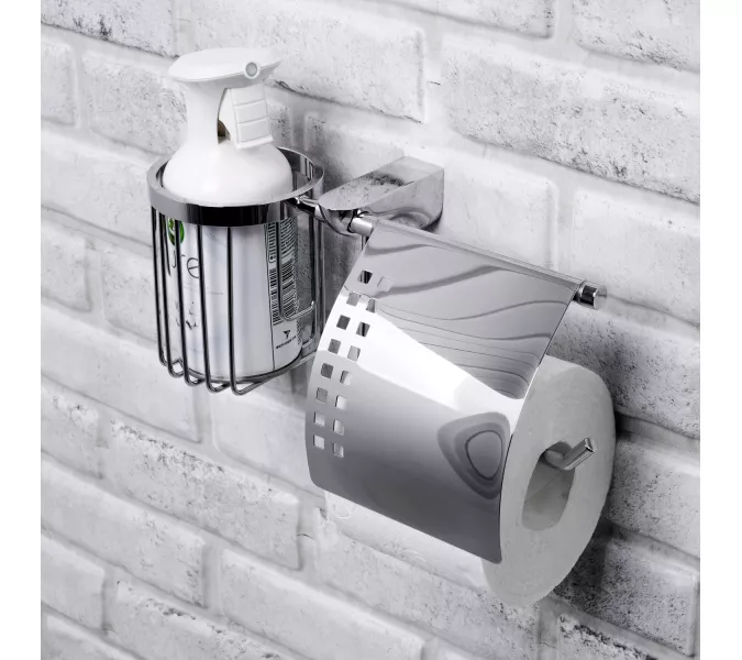 Держатель туалетной бумаги и освежителя WasserKRAFT Kammel K-8359, изображение 2