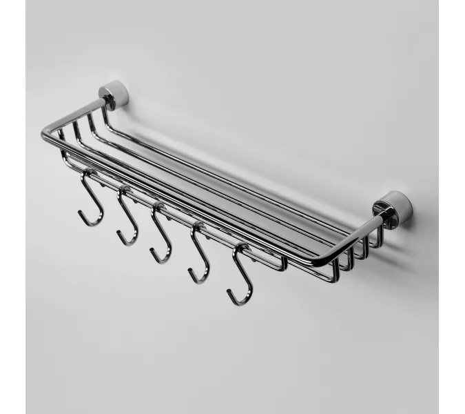 Полка-корзина с крючками WasserKRAFT Donau K-9400 K-9415, изображение 2