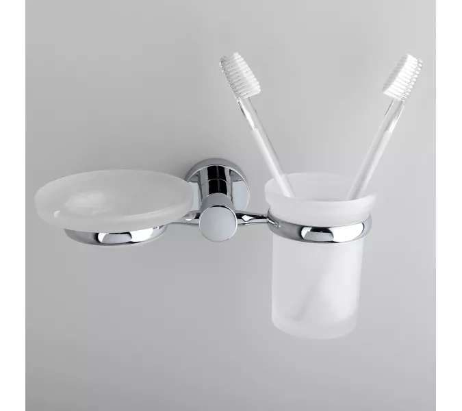 Держатель стакана и мыльницы WasserKRAFT Donau K-9400 K-9426, изображение 2