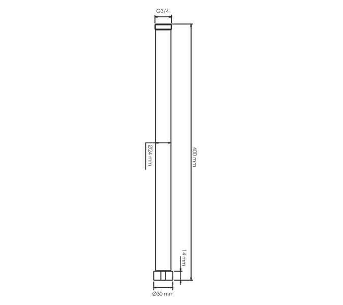 Удлинитель для душевого комплекта WASSERKRAFT A227, изображение 2