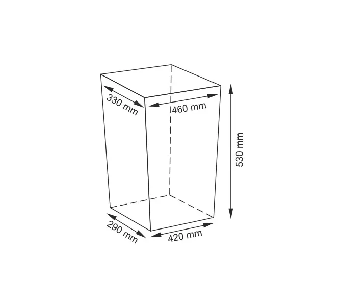 Плетеная корзина для белья с крышкой WasserKRAFT Ammer WB-370-L, изображение 3