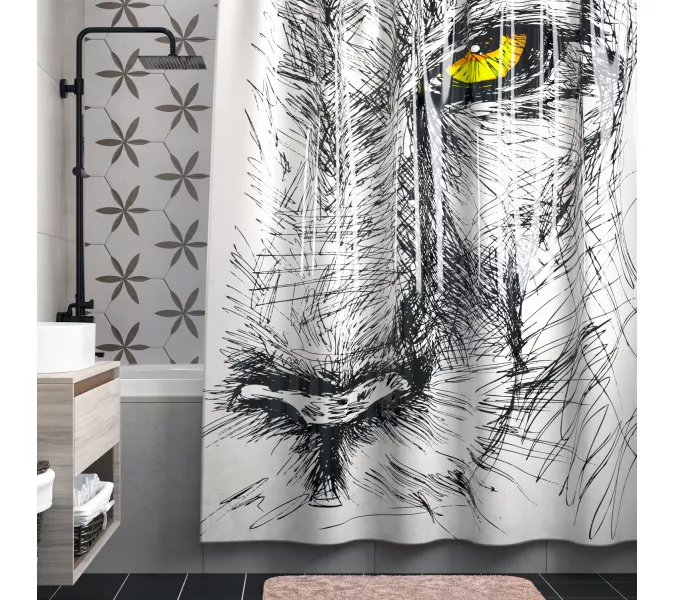 Шторка для ванной WasserKRAFT   Isar SC-73000 SC-73101, изображение 2