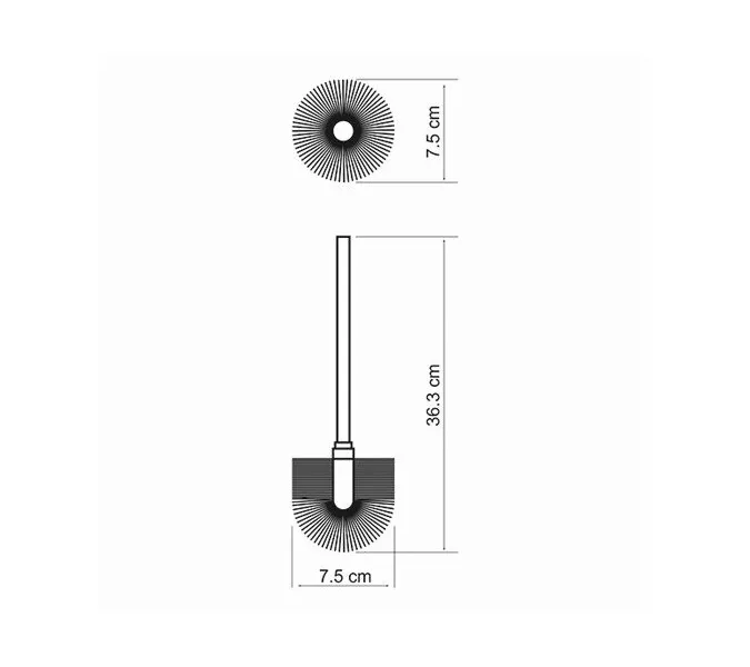 Щетка WasserKRAFT  K-026, изображение 3