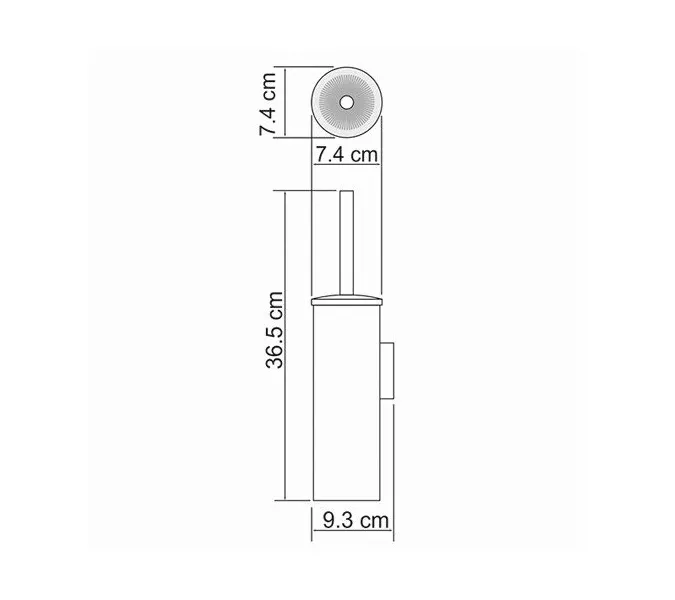 Щетка WasserKRAFT  K-1057, изображение 3