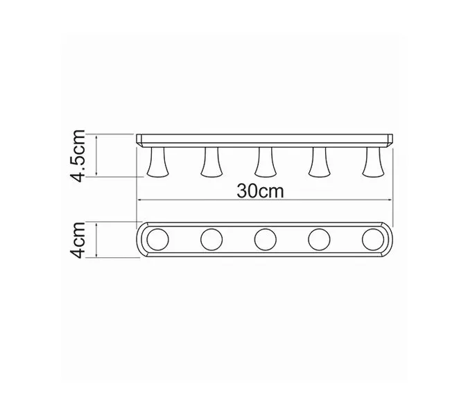 Вешалка WasserKRAFT  K-1075, изображение 3