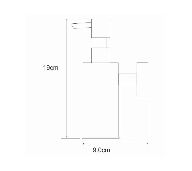Дозатор  для жидкого мыла  WasserKRAFT  K-1399BLACK, изображение 3