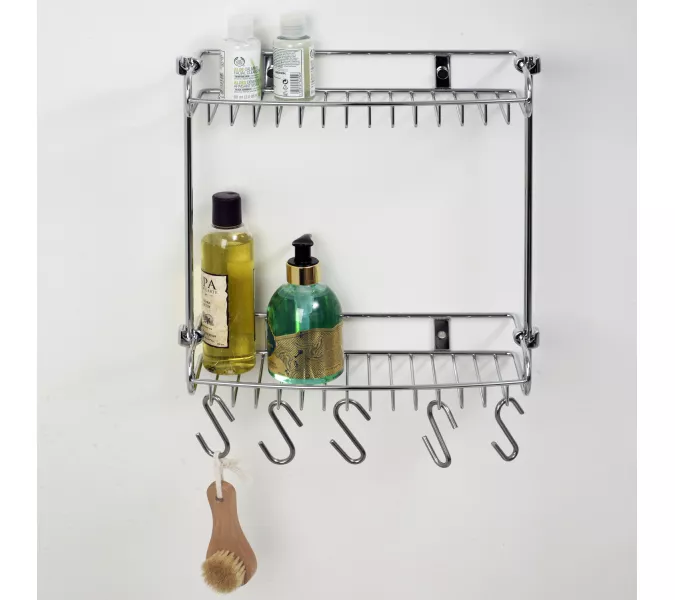 Полка металлическая двойная WasserKRAFT  K-1422, изображение 2