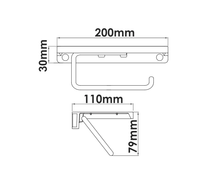 Держатель туалетной бумаги WasserKRAFT  K-1425, изображение 3