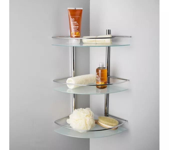 Полка стеклянная тройная WasserKRAFT  K-3133, изображение 2
