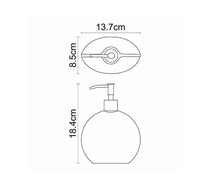 Дозатор  для жидкого мыла  WasserKRAFT  K-33399, изображение 3