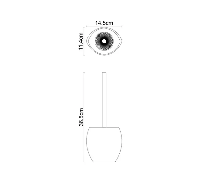 Щетка для унитаза  WasserKRAFT  Eider  K-33327, изображение 3