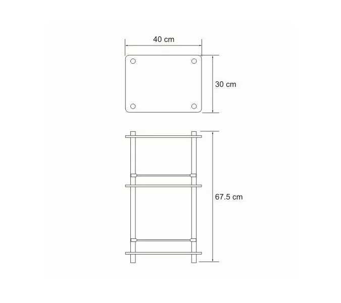 Напольная полка WasserKRAFT  K-4033, изображение 3