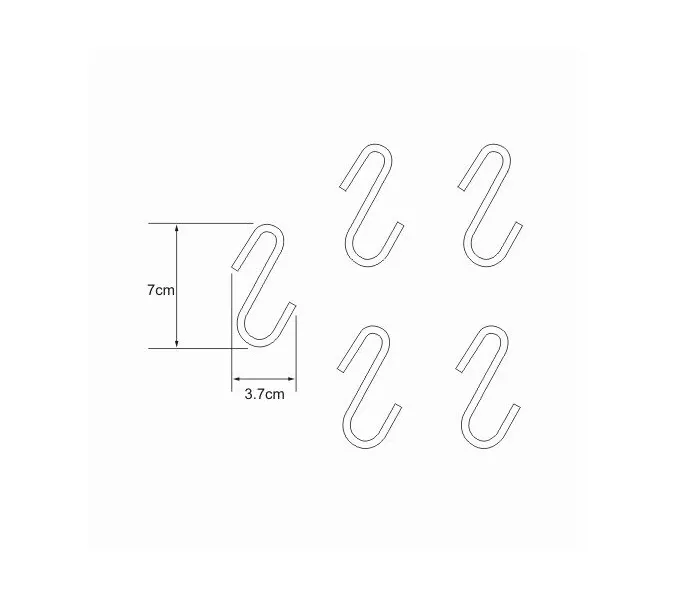 Комплект из 5 крючков WasserKRAFT  K-415, изображение 3
