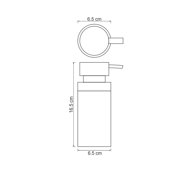 Дозатор  для жидкого мыла  WasserKRAFT K-4900 K-4999, изображение 3