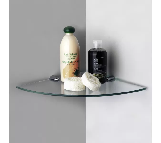 Полка  стеклянная угловая WasserKRAFT  K-533, изображение 2