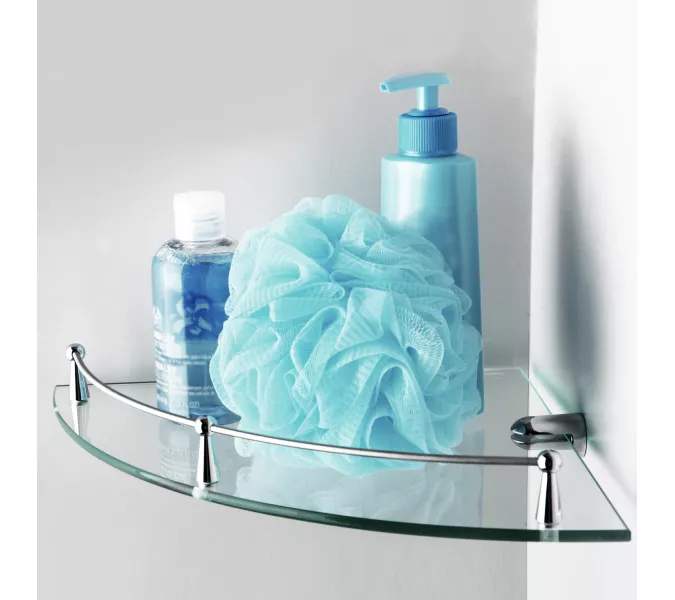 Полка стеклянная угловая WasserKRAFT  K-544, изображение 2