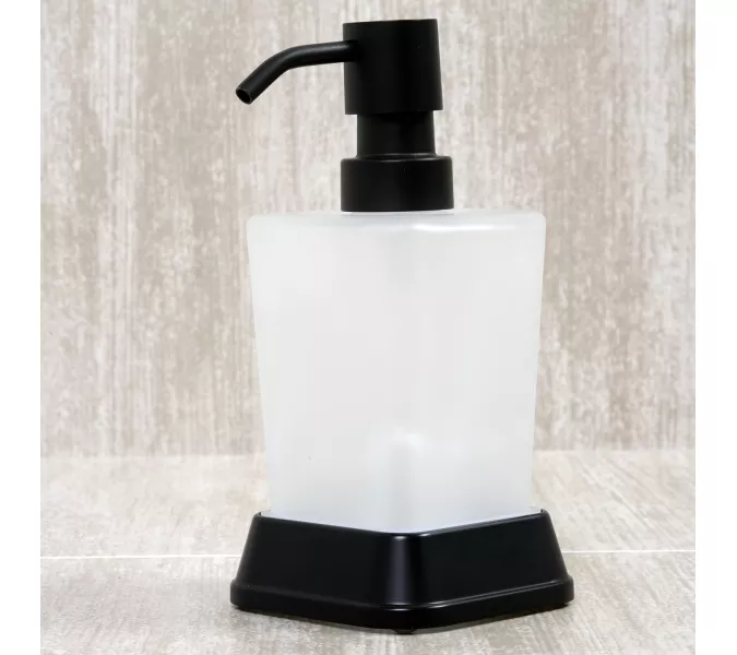 Дозатор  для жидкого мыла  WasserKRAFT  K-5499BLACK, изображение 2