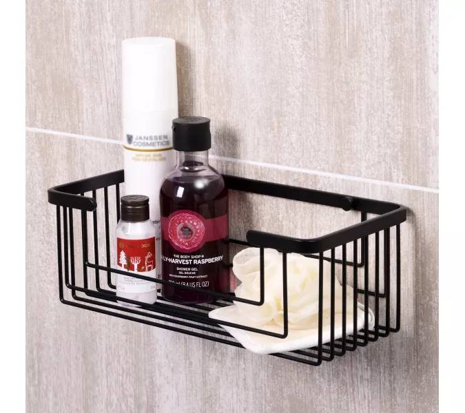 Полка металлическая WasserKRAFT  Elbe K-711BLACK, изображение 2