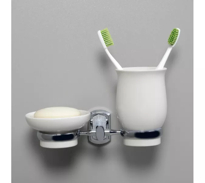 Держатель стакана и мыльницы WasserKRAFT  K-24126, изображение 2