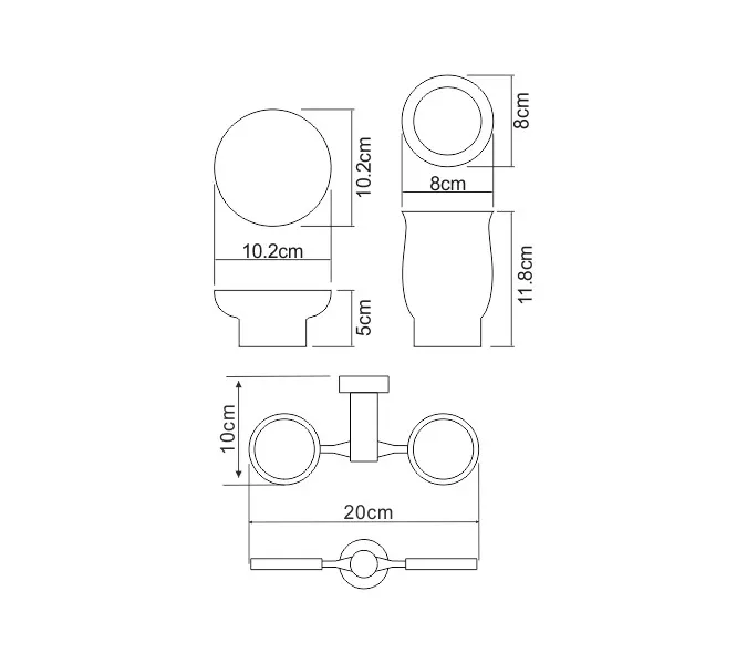 Держатель стакана и мыльницы WasserKRAFT  K-24226, изображение 3