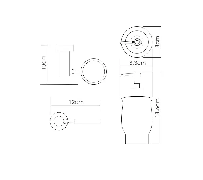 Дозатор для жидкого мыла WasserKRAFT  K-24299, изображение 3