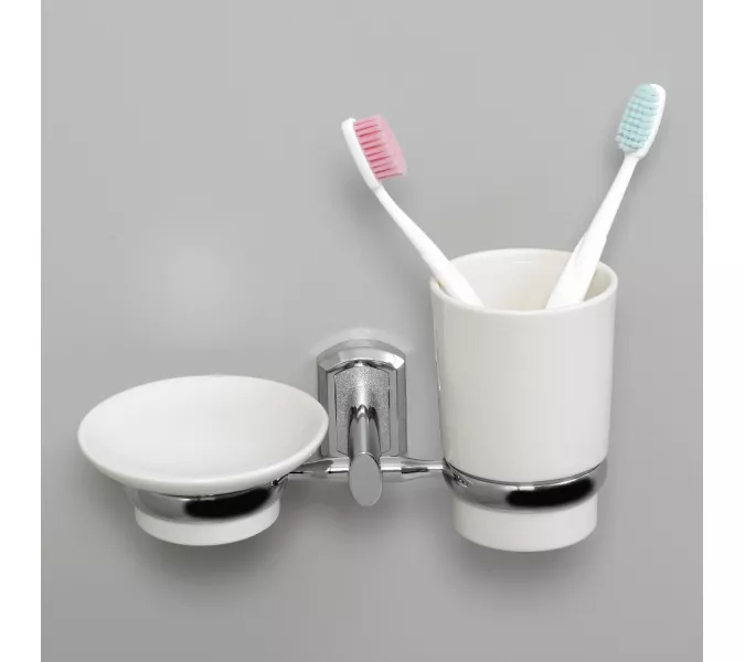 Держатель стакана и мыльницы WasserKRAFT  K-28126, изображение 2