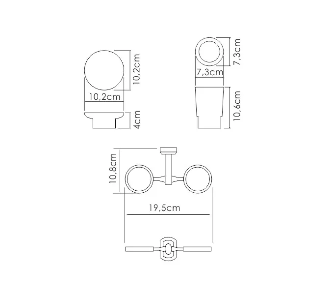 Держатель стакана и мыльницы WasserKRAFT  K-28126, изображение 3