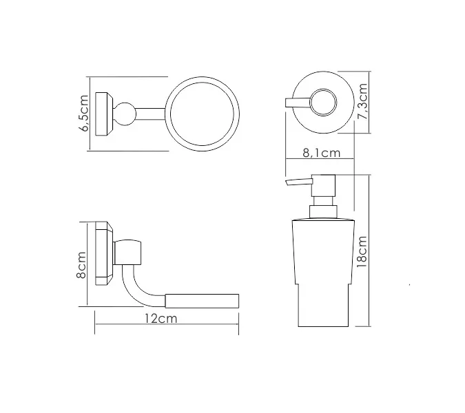 Дозатор для жидкого мыла WasserKRAFT  K-28199, изображение 3