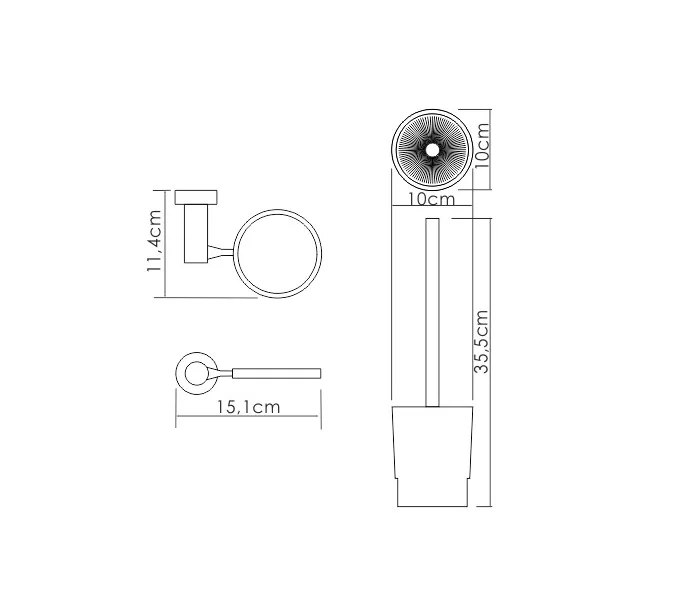 Щетка для унитаза подвесная WasserKRAFT  K-28227, изображение 3