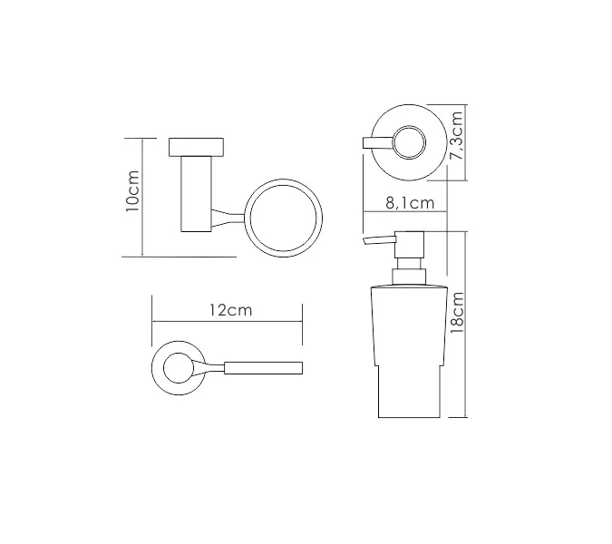 Дозатор для жидкого мыла WasserKRAFT  K-28299, изображение 3