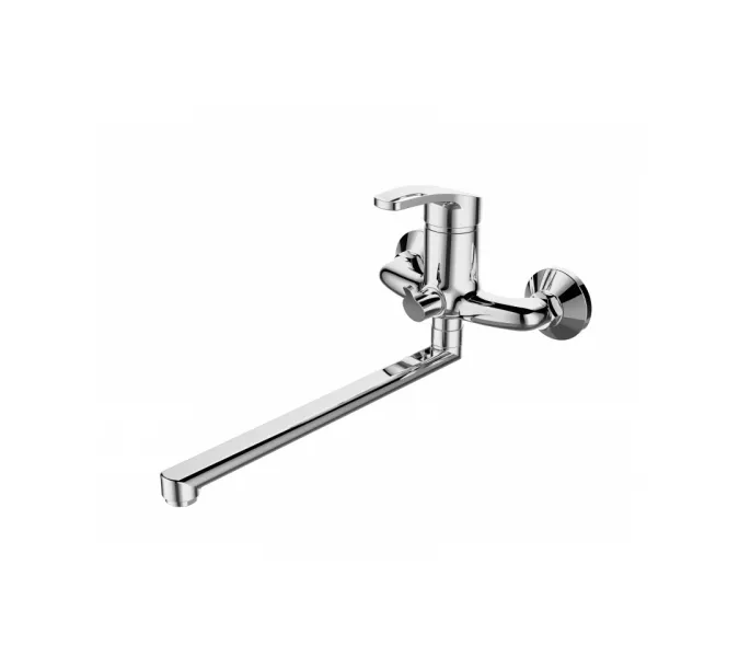 Смеситель для ванны однорычажный с поворотным длинным изливом WeltWasser WW MX  ISAR 553