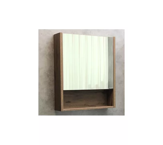 Зеркало-шкаф Comforty Марио, Выбрать размер: 60, Выбрать цвет: дуб темный