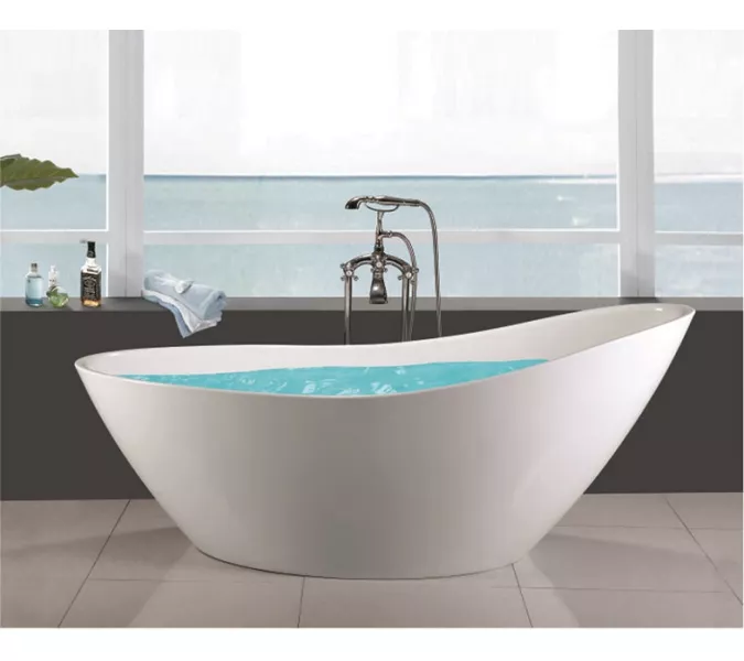 Ванна акриловая Esbano London (белая), 180x80x75 см, Выбрать цвет: Белый