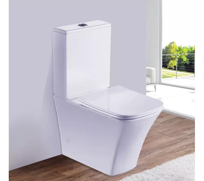 Унитаз напольный ESBANO CRISAN (белый), Выбрать цвет: Белый