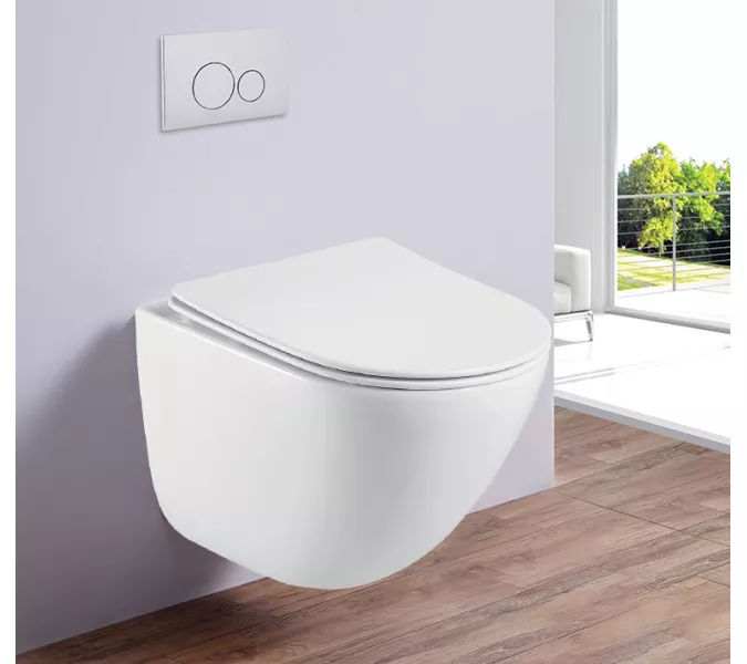 Санфаянс: Унитаз подвесной ESBANO LOTUS (White) 1 в магазине Акватория