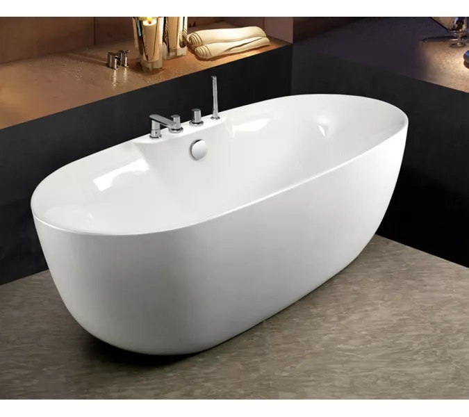 Ванна акриловая Esbano Rome-SM, 170x80x58 см, Внешний вид: Rome-SM