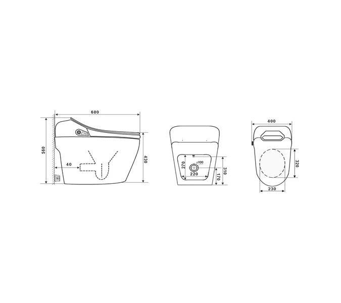 Электронный унитаз-биде TIMO ТЕ-731, изображение 5