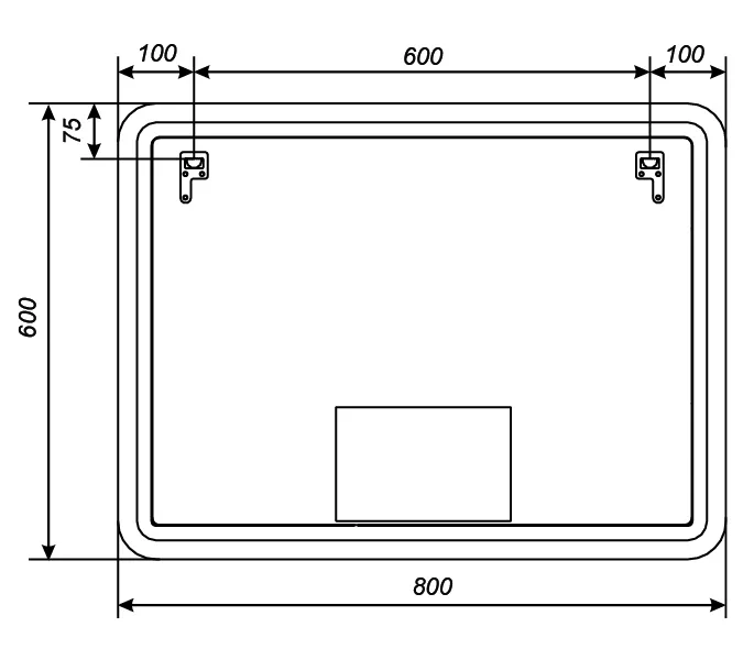 Зеркало с сенсором 1 Marka Amour, изображение 7